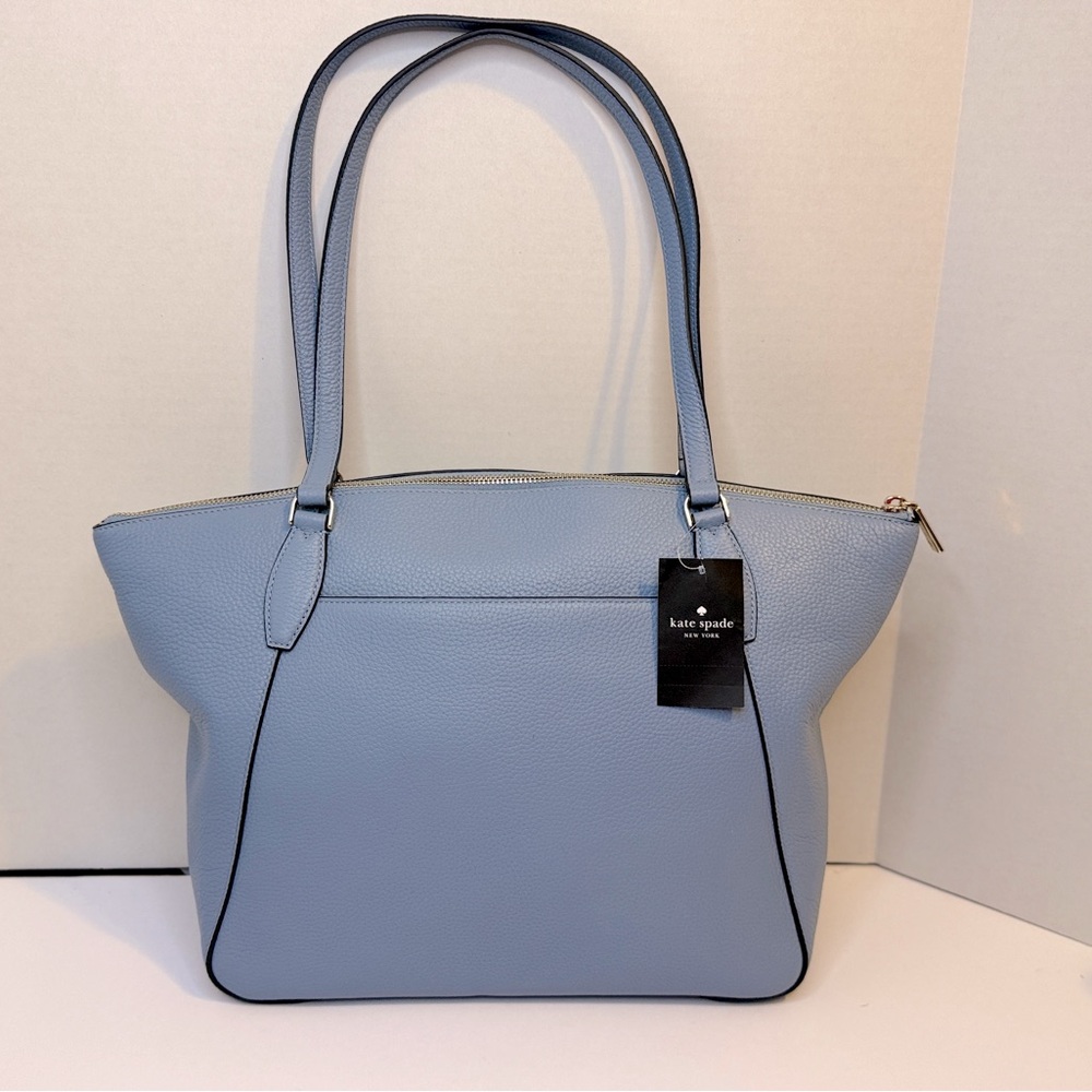 NWT Kate Spade Large Monica Polished Pebbled Leather Tote Bag - Picture 2 of 8